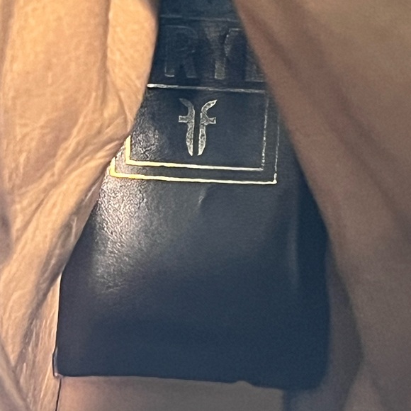 Frye Melissa Button Brown Leather Boots Size 8.5 Style 77168 Extended Calf - Picture 14 of 16